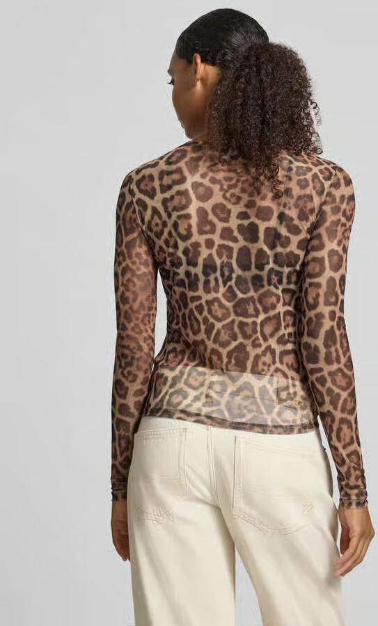 NOISY MAY Shirt met lange mouwen in semitransparant design model 'JUDITH' - Foto 3