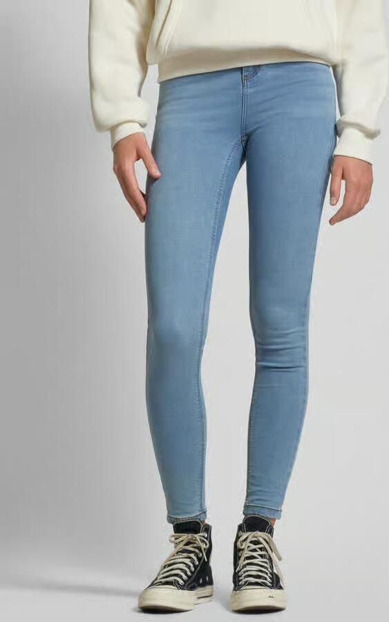 Noisy May Skinny fit jeans met knoop- en ritssluiting model 'CALLIE' - Foto 7