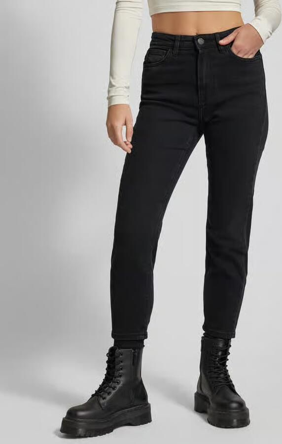 Noisy may Straight jeans NMMONI HW STRAIGHT ANK BLACK JEANS NOOS - Foto 2