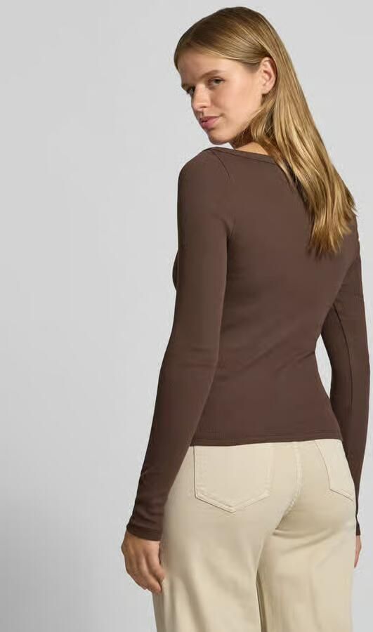 NOISY MAY Slim fit shirt van katoenmix model 'MAYA' - Foto 3