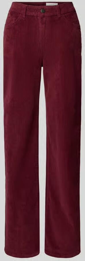 Noisy May Straight fit corduroy broek model 'OLANDA'