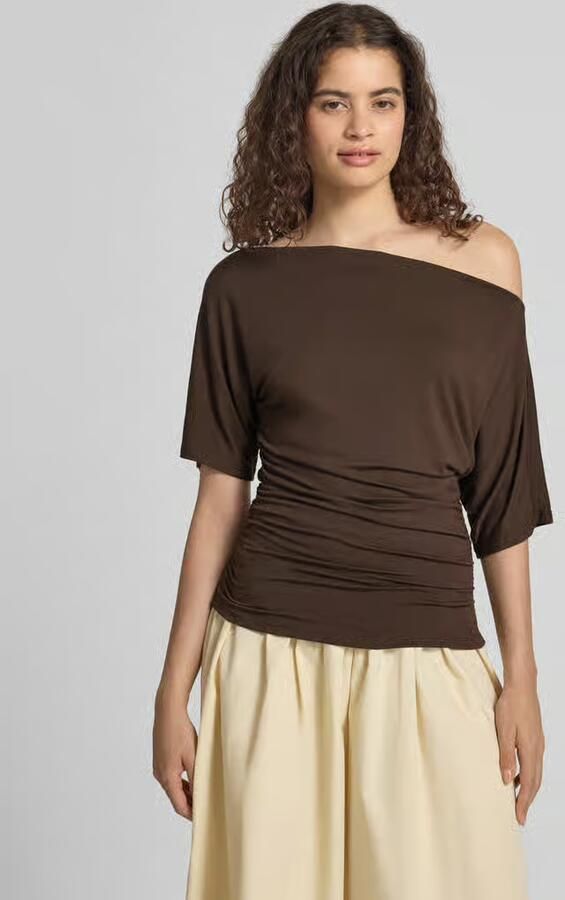 NOISY MAY T-shirt met carmenhals model 'JUNE' - Foto 2