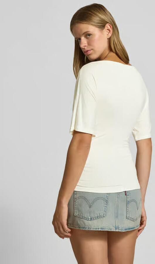 NOISY MAY T-shirt met carmenhals model 'JUNE'