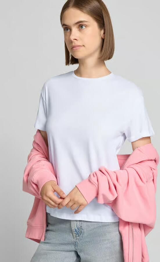 NOISY MAY T-shirt met gefixeerde mouwomslag model 'BRANDY' - Foto 8