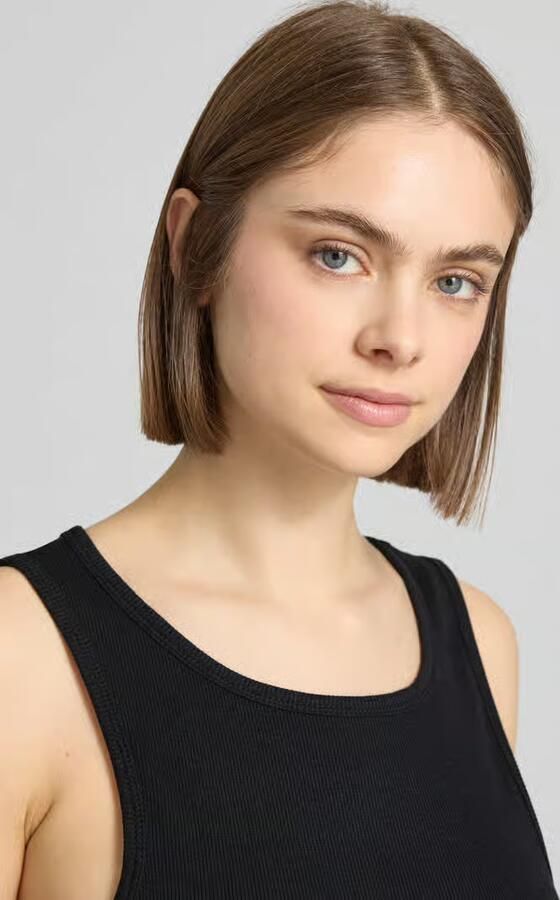 NOISY MAY Tanktop in riblook model 'MAYA'
