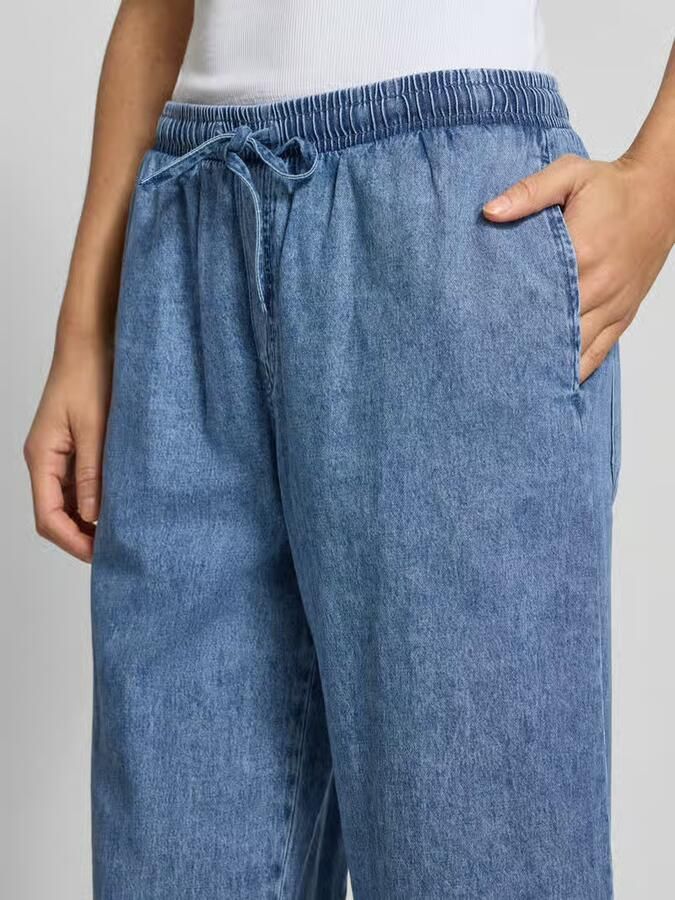 Noisy May Wide fit jeans met elastische band model 'Enza' - Foto 2