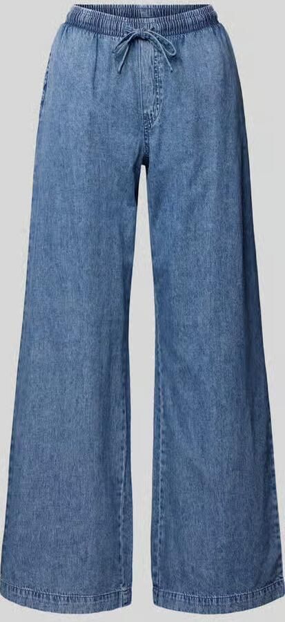 Noisy May Wide fit jeans met elastische band model 'Enza'