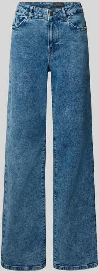 Noisy May Wide fit jeans van biologische katoenmix model 'Myolanda' - Foto 10