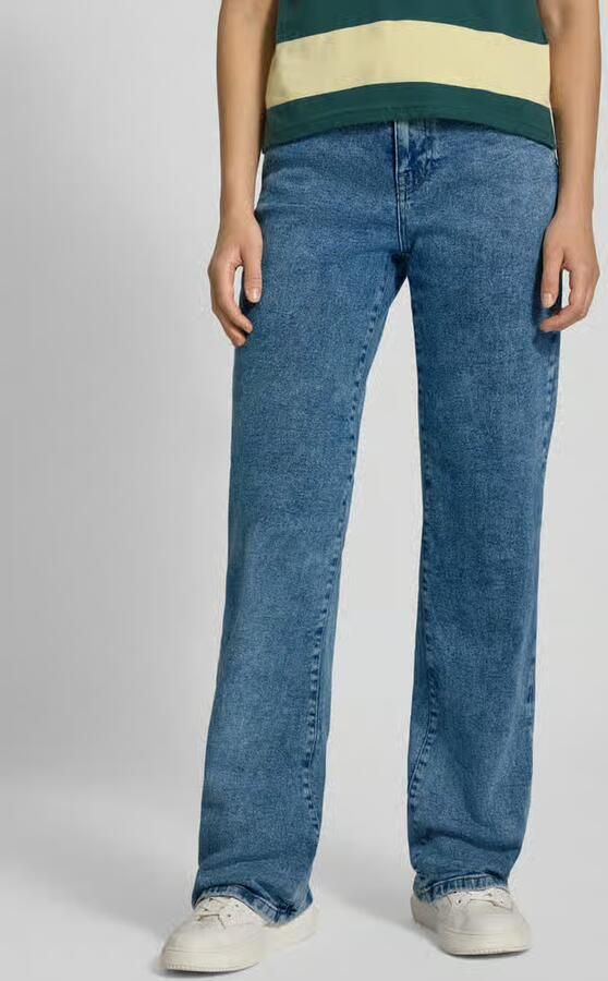 Noisy May Wide fit jeans van biologische katoenmix model 'Myolanda' - Foto 9