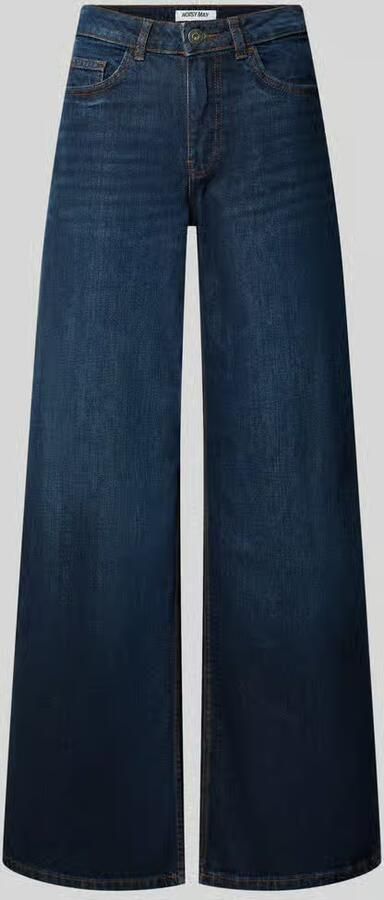 NOISY MAY Wide fit jeans van elastische katoenmix
