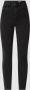 NOISY MAY cropped high waist skinny jeans NMAGNES black denim - Thumbnail 2
