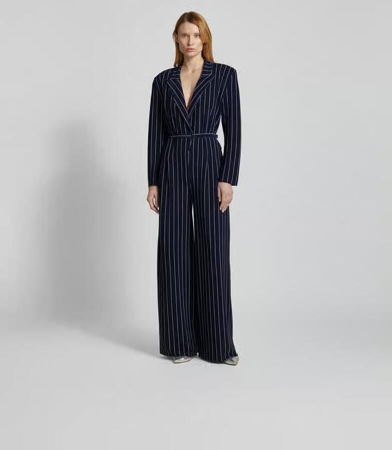 Norma Kamali jumpsuit met reverskraag - Foto 2