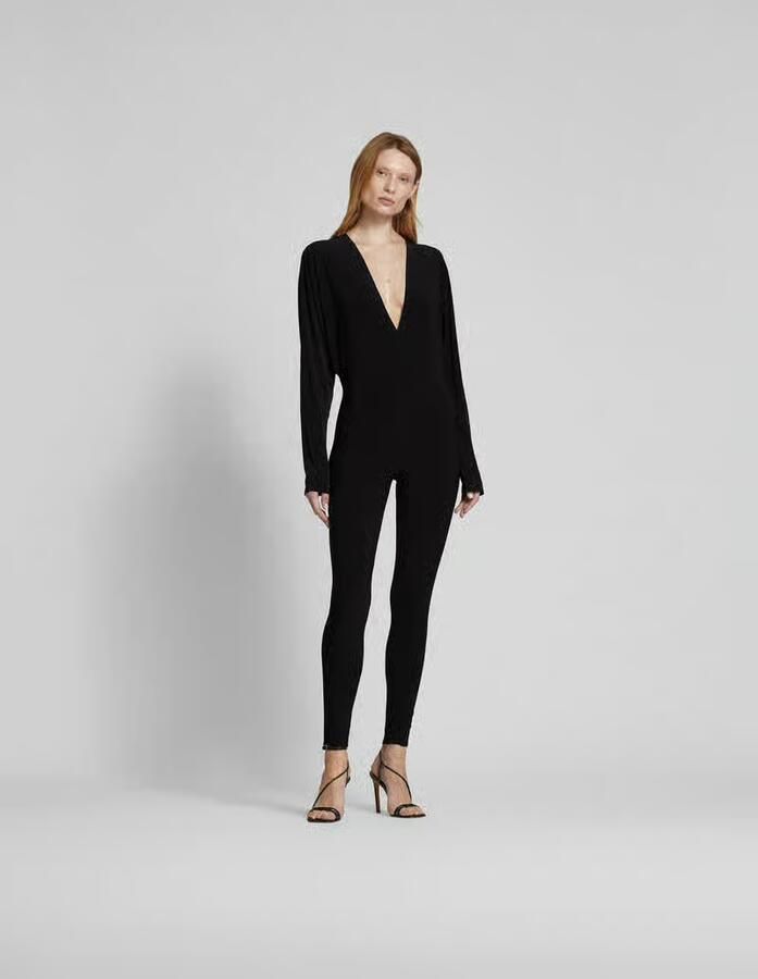 Norma Kamali Jumpsuit met stretch - Foto 3
