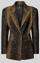 Norma Kamali Lange blazer met reverskraag