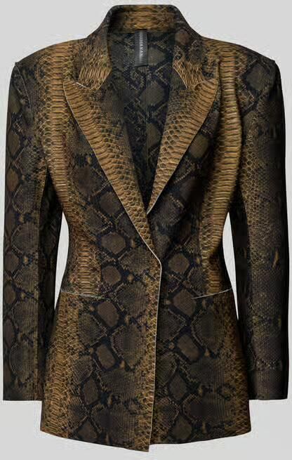 Norma Kamali Lange blazer met reverskraag - Foto 2