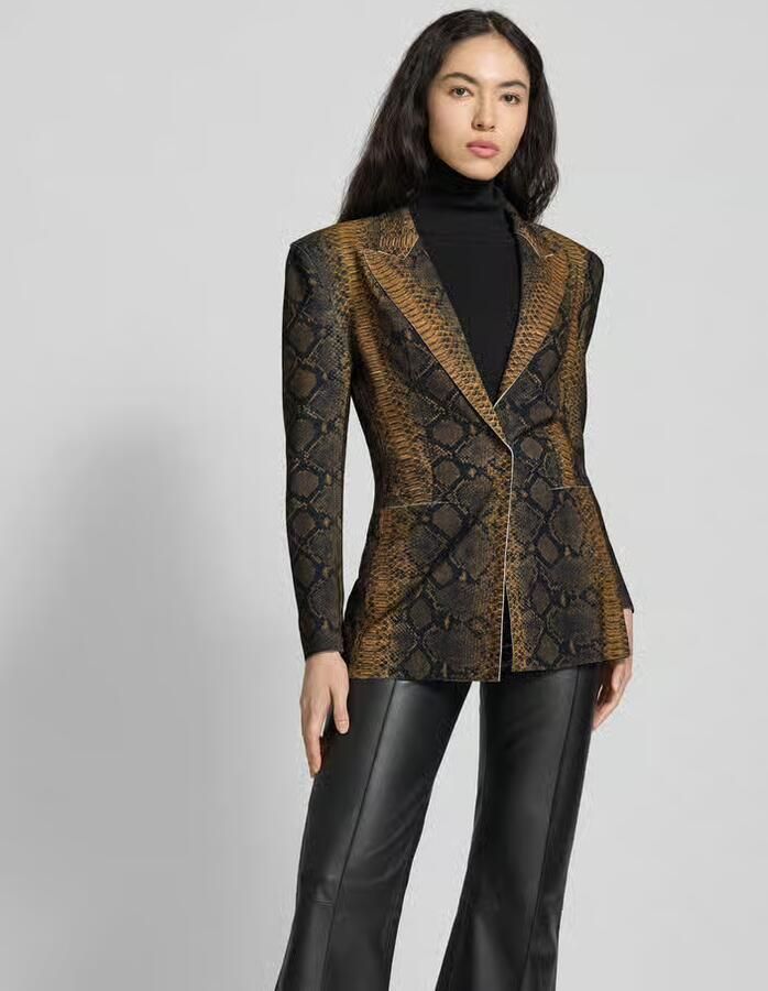 Norma Kamali Lange blazer met reverskraag - Foto 2