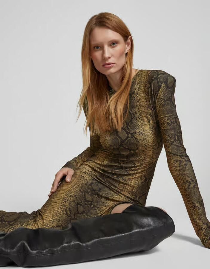 Norma Kamali Maxi-jurk met V-hals
