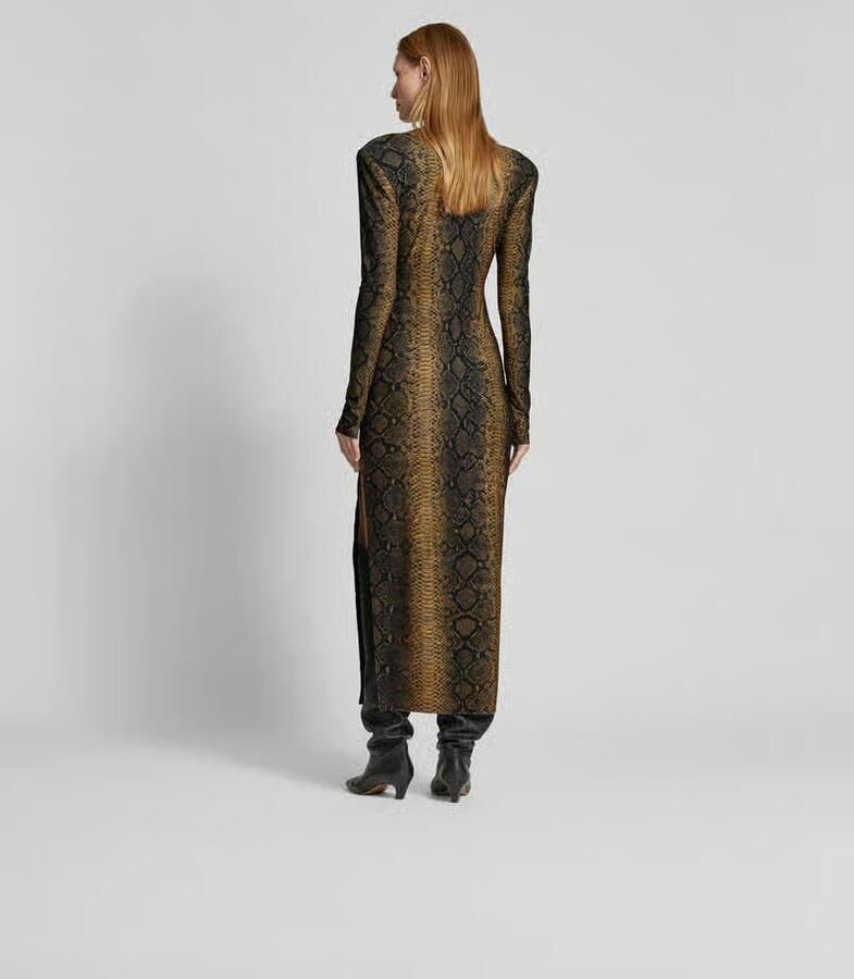 Norma Kamali Maxi-jurk met V-hals - Foto 2