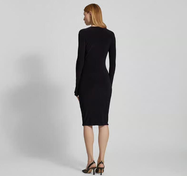 Norma Kamali Midi-jurk met V-hals - Foto 2