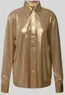 Norma Kamali overhemdblouse met verborgen knoopsluiting
