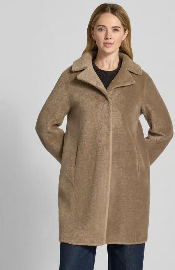 OAKWOOD Regular fit Lange jas van imitatiebont van pure Wol Model 'VENUS' - Foto 2