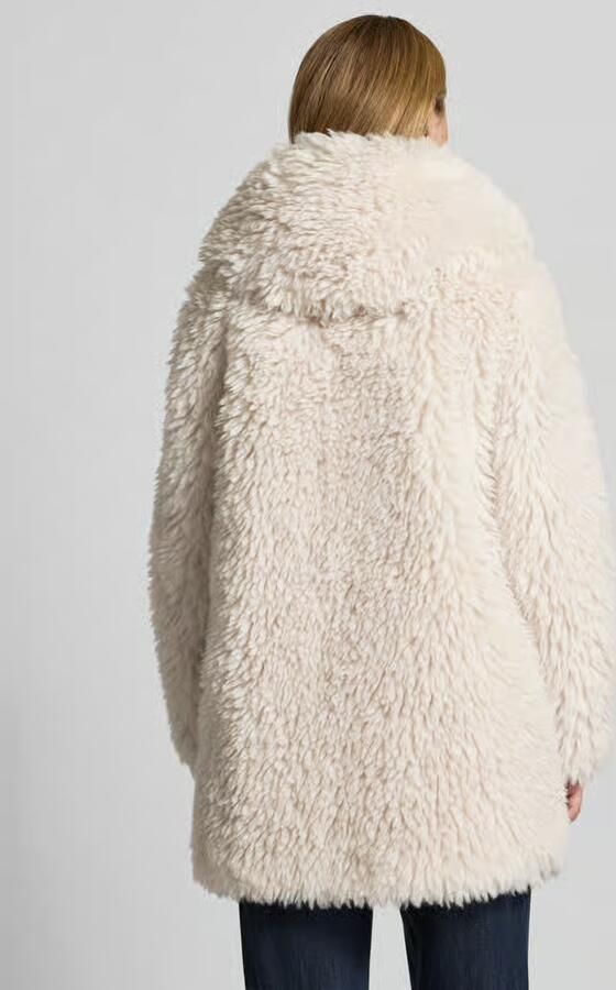 OAKWOOD Regular Fit teddyjack met capuchon model 'BOOMING'