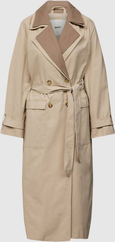 Object Lange jas met mouwtrensjes model 'Tessa'