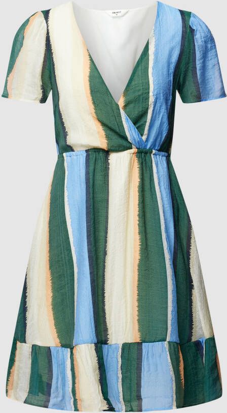 Object Mini-jurk met colour-blocking-design model 'Takumi'