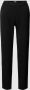 OBJECT slim fit pantalon OBJLISA van gerecycled polyester zwart - Thumbnail 2