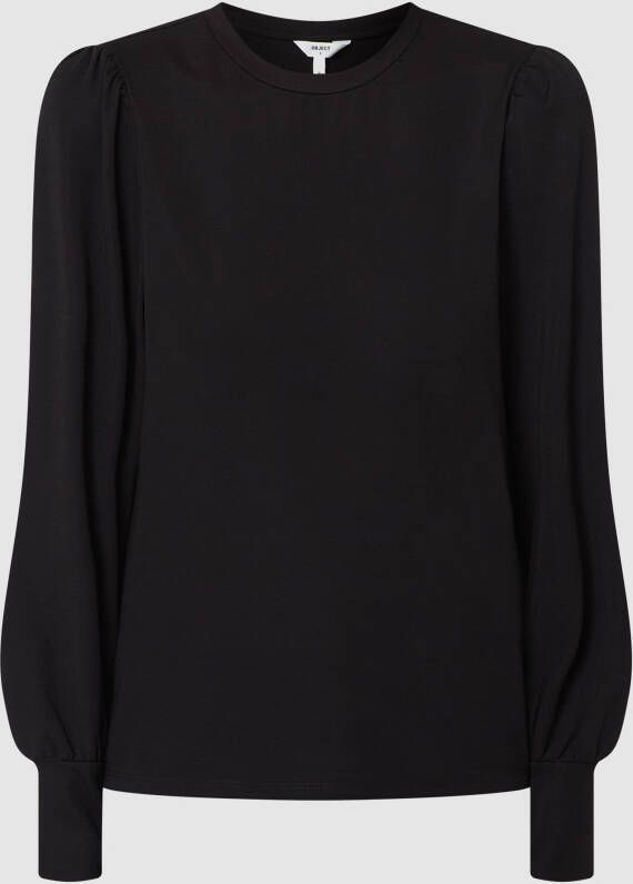 OBJECT Dames Truien & Vesten Objcaroline L s Top Noos Zwart - Foto 6