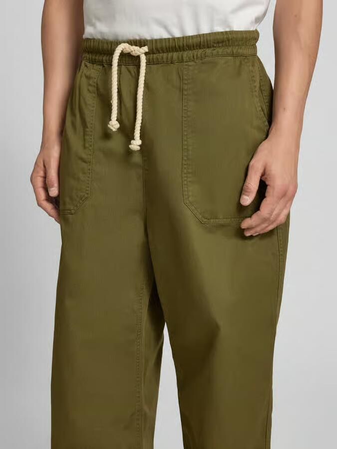 Officine Générale Balloon fit stoffen broek van katoen