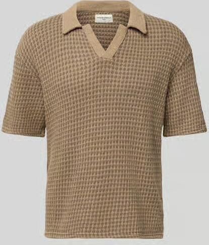 Officine Générale Poloshirt met V-hals - Foto 2