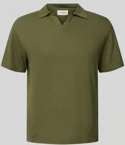 Officine Générale Poloshirt met V-hals - Foto 2