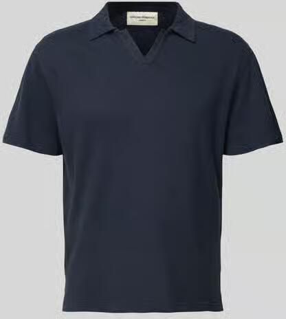 Officine Générale Poloshirt met V-hals - Foto 2