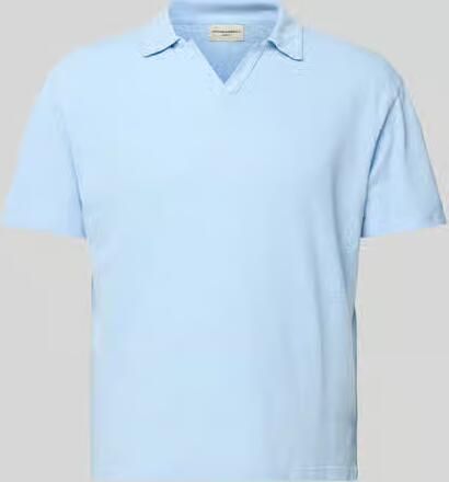 Officine Générale Poloshirt met V-hals - Foto 2