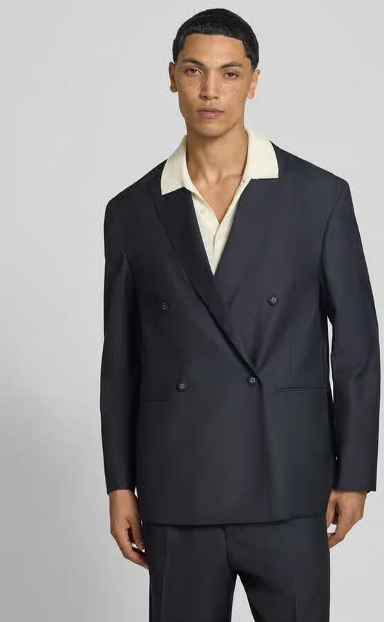 Officine Générale Regular fit colbert van wolmix - Foto 2