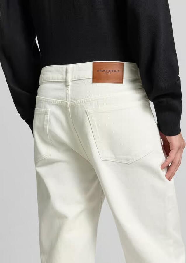 Officine Générale Regular Fit jeans met knoopsluiting