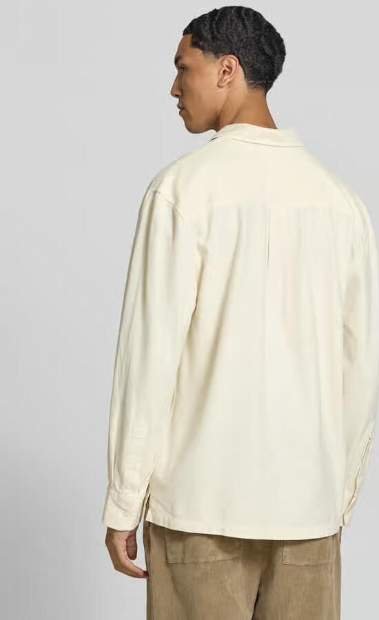 Officine Générale regular fit poloshirt met borstzak - Foto 3