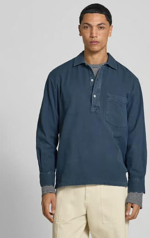Officine Générale regular fit poloshirt met polokraag - Foto 2