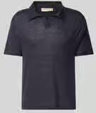 Officine Générale Regular fit Poloshirt van puur linnen