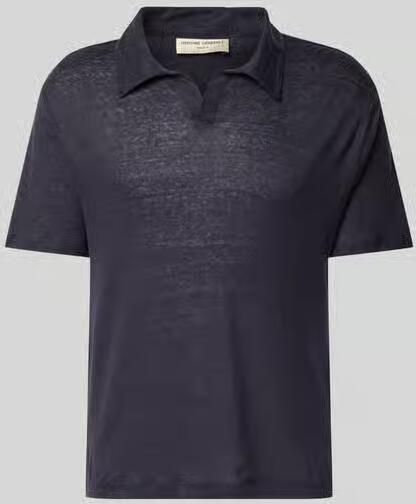Officine Générale Regular fit Poloshirt van puur linnen - Foto 2
