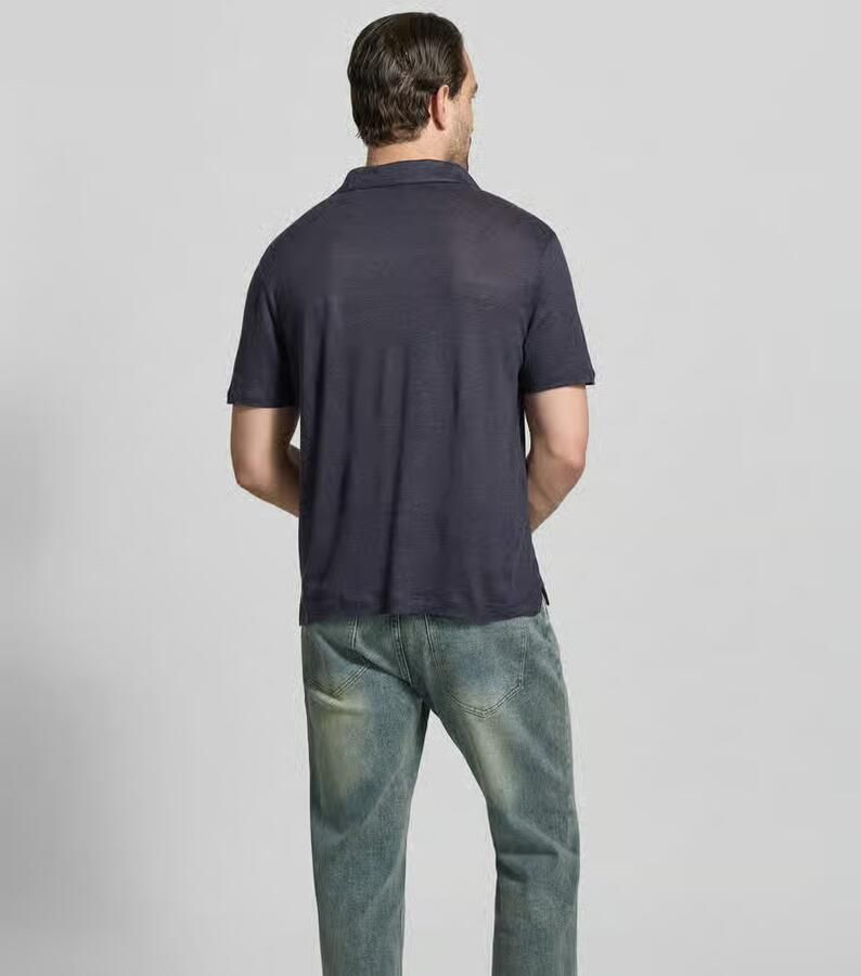Officine Générale Regular fit Poloshirt van puur linnen - Foto 2
