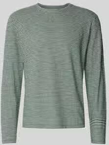 Officine Générale Regular fit shirt met lange mouwen van linnenmix