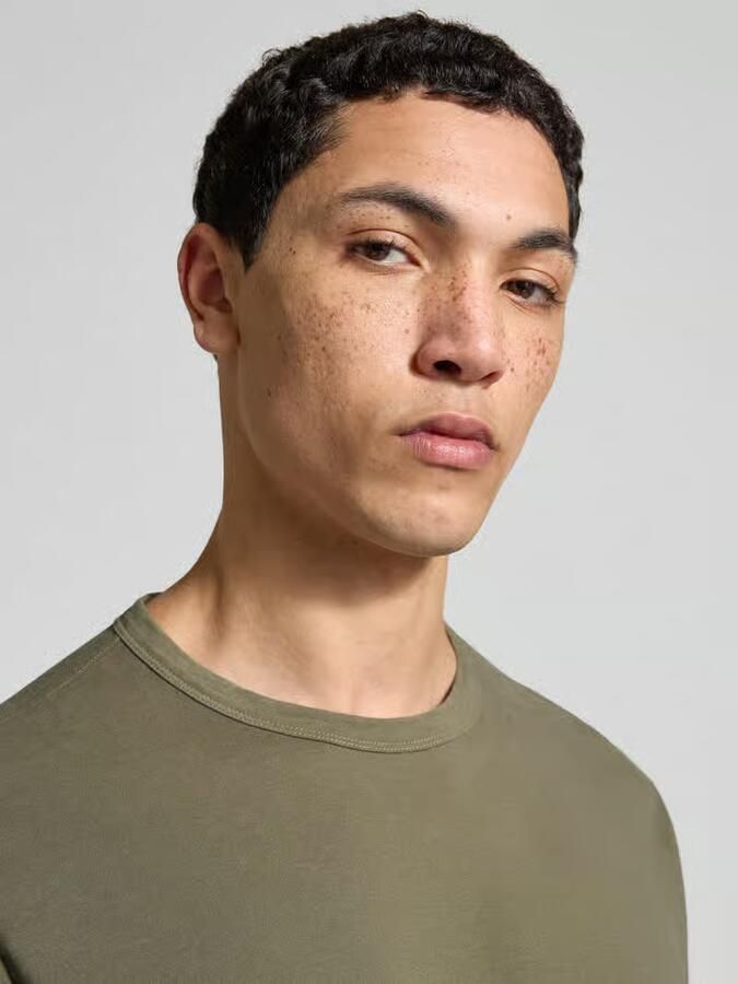 Officine Générale Regular fit T-shirt van puur katoen