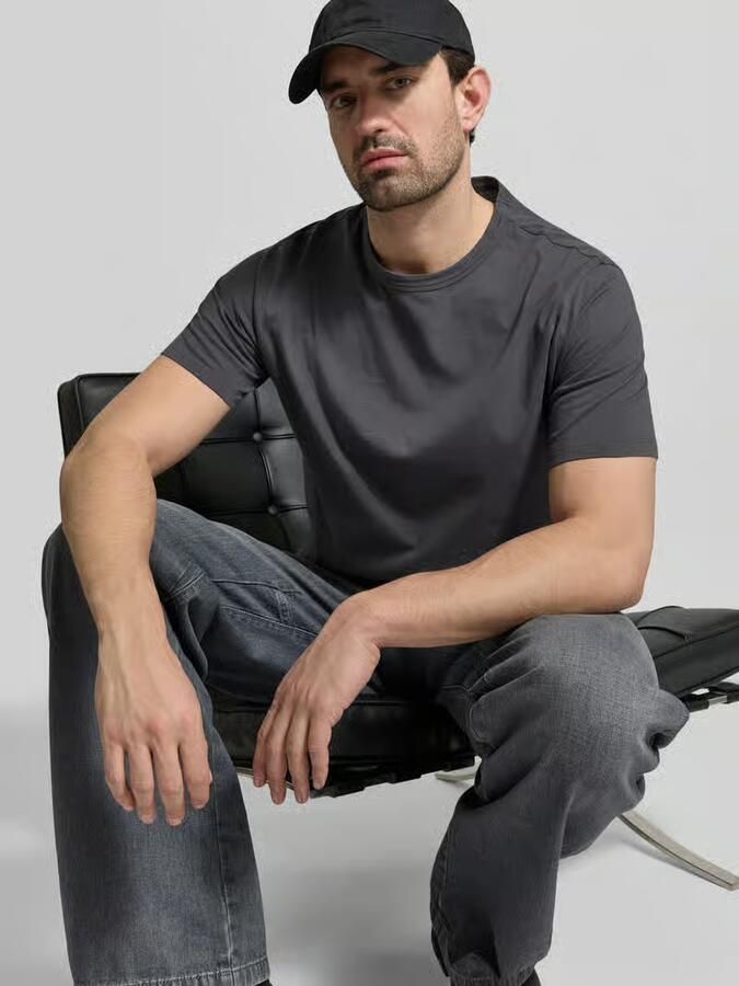 Officine Générale Regular fit T-shirt van puur katoen