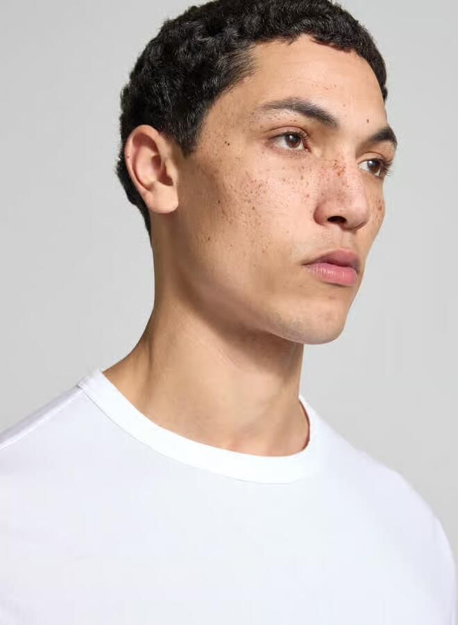 Officine Générale Regular fit T-shirt van puur katoen