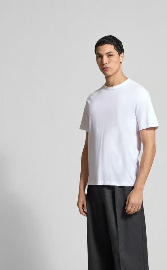 Officine Générale Regular fit T-shirt van puur katoen - Foto 3