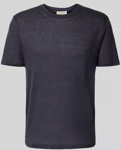 Officine Générale Regular fit T-shirt van puur linnen - Foto 2