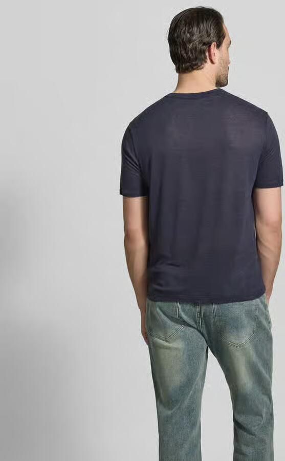 Officine Générale Regular fit T-shirt van puur linnen - Foto 3
