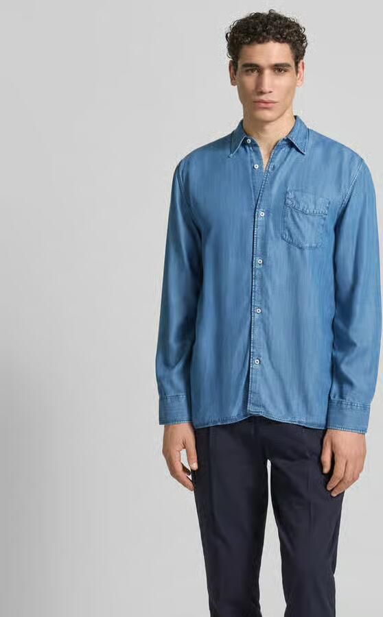 Officine Générale relaxed fit jeanshemd van puur lyocell - Foto 3